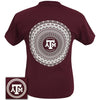 Texas A&amp;M Preppy Mandala T-Shirt - SimplyCuteTees