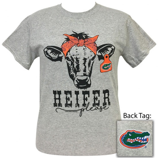 Florida Gators Preppy Heifer Please Cow T-Shirt