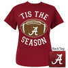 Alabama Crimson Tide Preppy Tis the Season T-Shirt