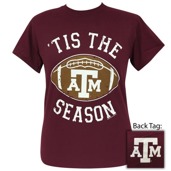 Texas A&M Aggies Preppy Tis the Season T-Shirt