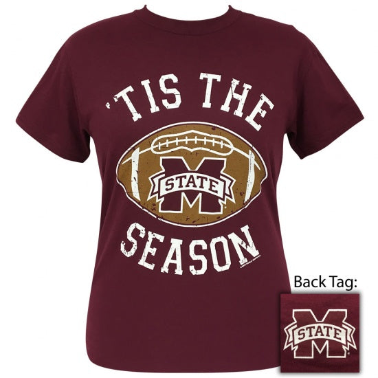 Mississippi State Bulldogs Preppy Tis the Season T-Shirt