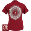 Alabama Crimson Tide Preppy Mandala T-Shirt - SimplyCuteTees