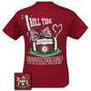 Alabama Crimson Tide Tuscaloosa Treasure Pearls Bow T-Shirt - SimplyCuteTees
