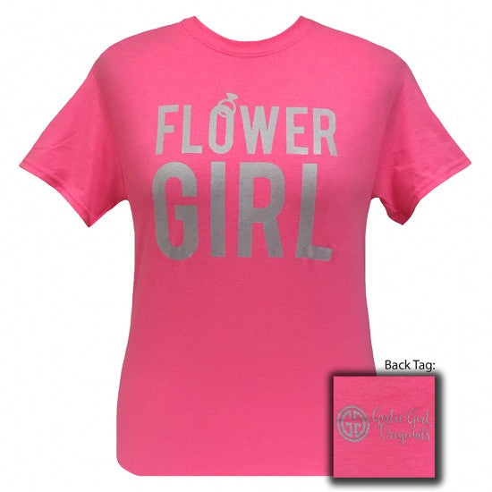Girlie Girl Originals Flower Girl Wedding Bridal Shower Party T-Shirt - SimplyCuteTees