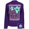 Girlie Girl Preppy Fur Mama Long Sleeve T-Shirt