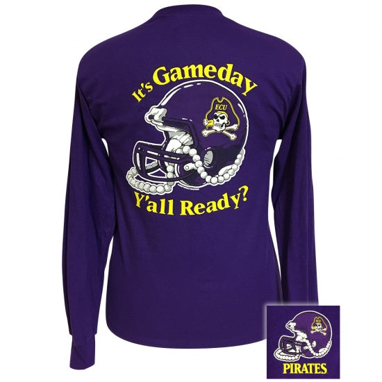 ECU East Carolina Pirates Its Gameday Yall Ready Long Sleeves T Shirt