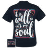SALE Girlie Girl Southern Originals Well With My Soul Faith T-Shirt