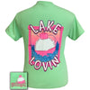 Girlie Girl Originals Preppy Lake Lovin Fishing T-Shirt - SimplyCuteTees