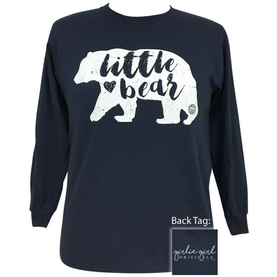 Girlie Girl Originals Preppy Little Bear Long Sleeve T-Shirt - SimplyCuteTees