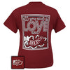 Arkansas Razorbacks Hogs All You Need Is Love T-Shirt - SimplyCuteTees
