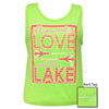 Girlie Girl Originals Preppy Love And The Lake Tank Top - SimplyCuteTees