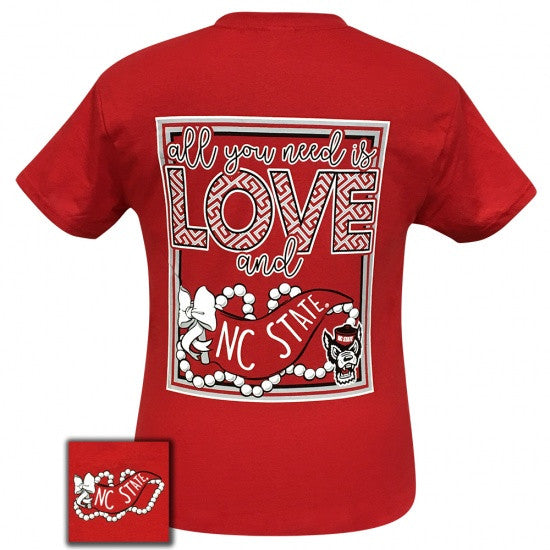 North Carolina  All You Need Is Love T-Shirt