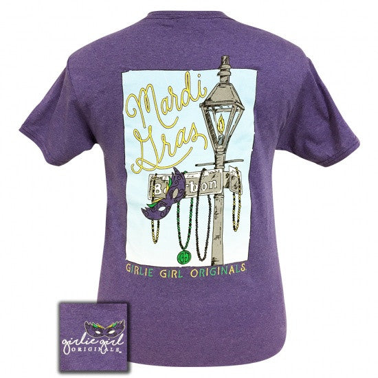 Girlie Girl Preppy Classic Mardi Gras T-Shirt