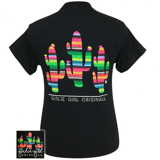 Girlie Girl Originals Preppy Serape Cactus T-Shirt - SimplyCuteTees