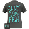 Girlie Girl Originals Preppy Shut Up &amp; Fish T-Shirt - SimplyCuteTees