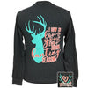 Girlie Girl Originals Preppy Vow Hunting Season Deer Long Sleeve T-Shirt