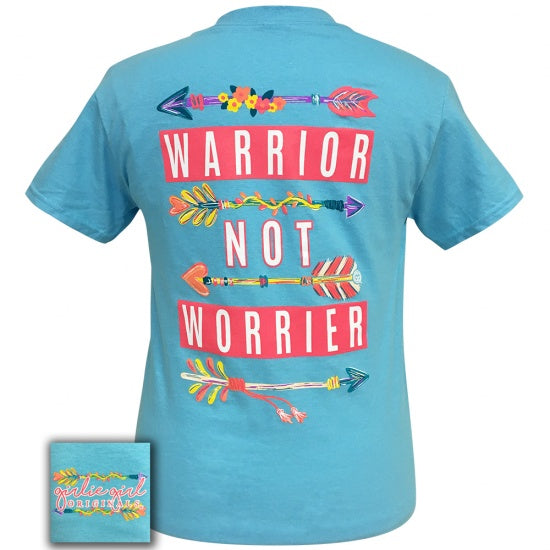 Sale Girlie Girl Originals Preppy Warrior Not Worrier T-Shirt