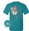 Sale Sassy Frass Rise &amp; Shine &amp; Give Glory to God Rooster T-Shirt