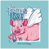 Southernology Hogs and Kisses Pig Comfort Colors T-Shirt