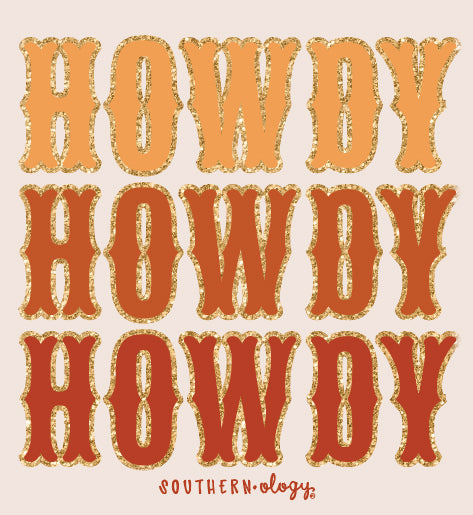 Southernology Puff Howdy Comfort Colors T-Shirt