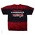 Liquid Blue Arizona Cardinals NFL Horizontal Stencil Tie Dye Football Unisex T-Shirt