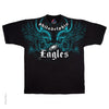 Liquid Blue Philadelphia Eagles Face Off NFL Football Unisex T-Shirt