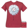 Girlie Girl Originals Preppy Baseball Daisy T-Shirt