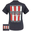 Sale Girlie Girl Originals Preppy Patriotic Vibes Flag T-Shirt
