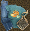 Southernology Happy Fall Leopard Pumpkins Comfort Colors T-Shirt