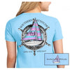Country Life Southern Attitude Sail Boat Blue Vintage Nautical T-Shirt