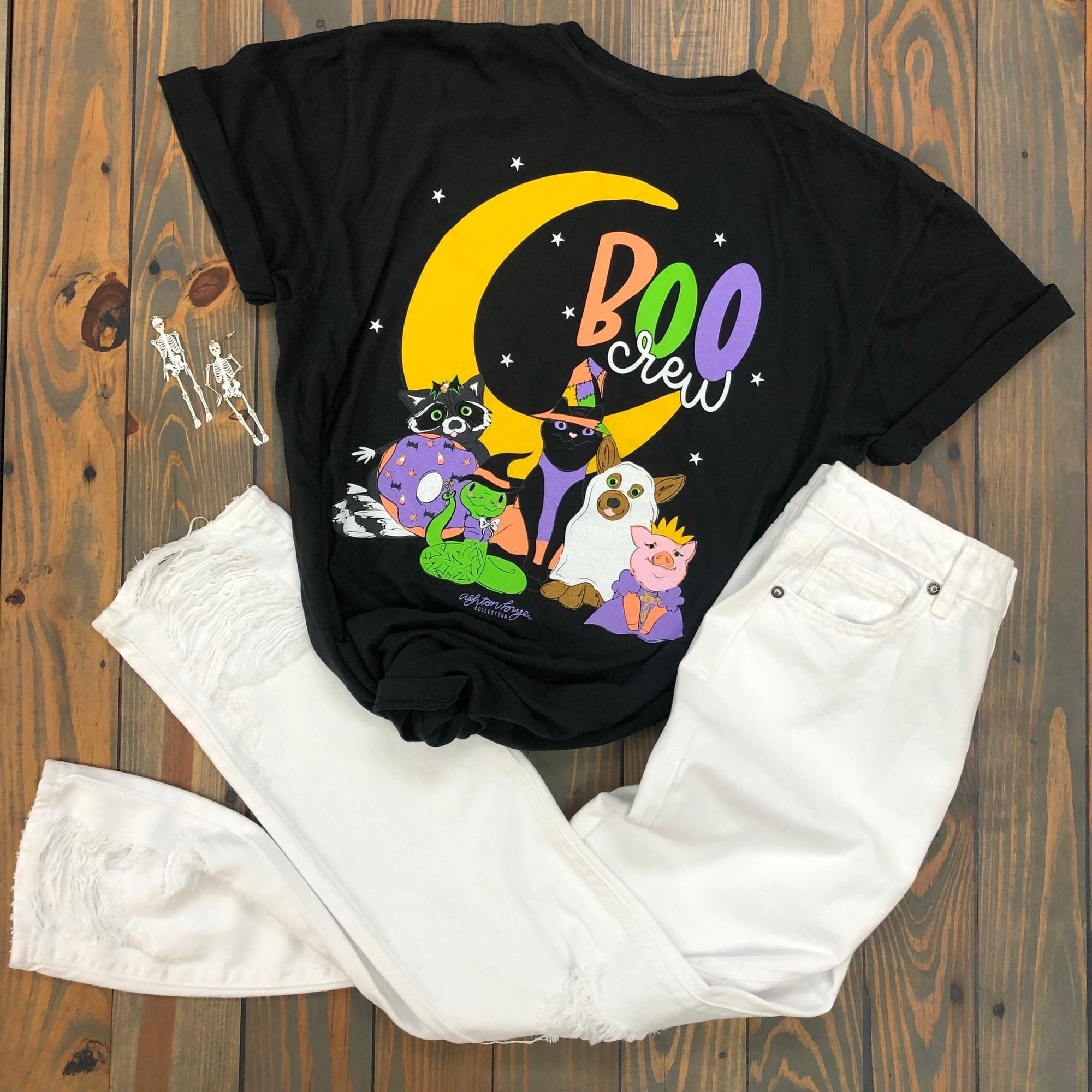 Southernology Ashton Brye Boo Crew Halloween Comfort Colors T-Shirt