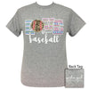 Girlie Girl Originals Preppy Love Baseball Leopard Aztec T-Shirt