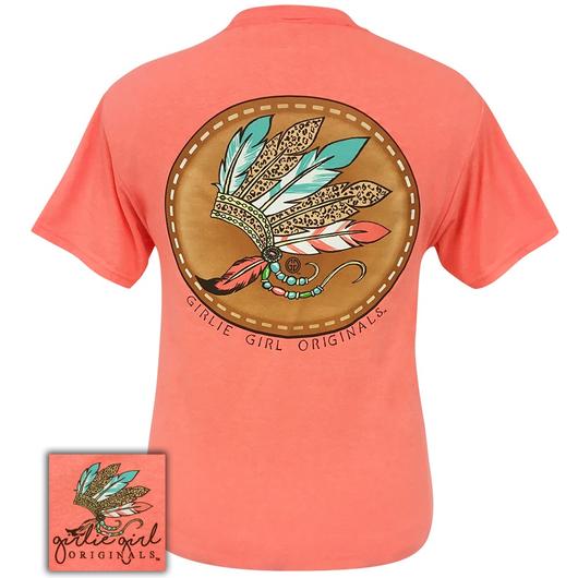 Girlie Girl Originals Preppy Leopard Headdress T-Shirt