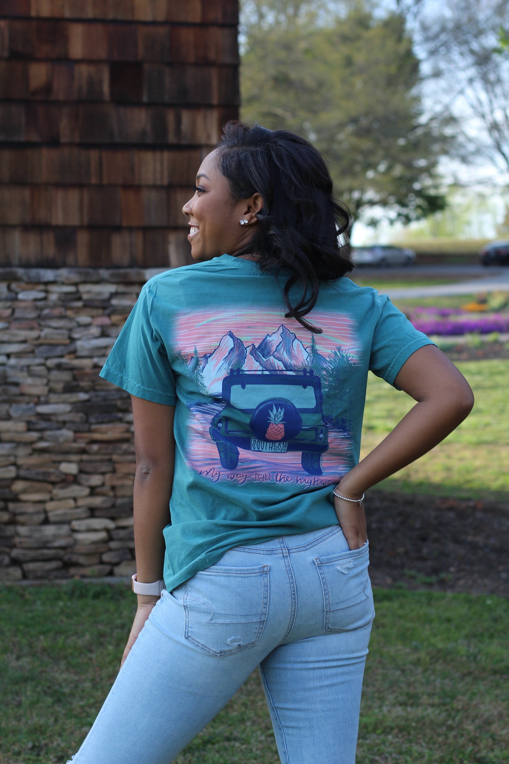 Southernology My Way is Not the Highway Comfort Colors T-Shirt