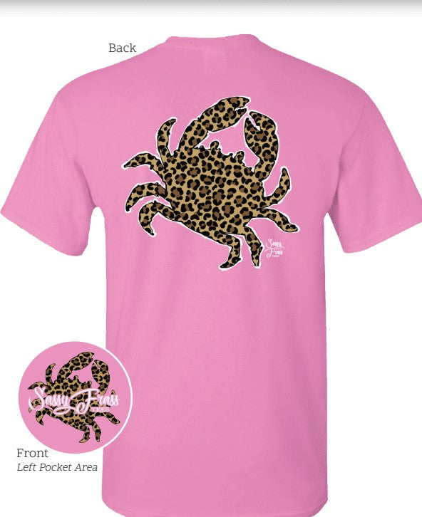SALE Sassy Frass Leopard Crab T-Shirt