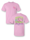 Sassy Frass Let&#39;s Get Lost Happy Camper Comfort Colors Girlie Bright T Shirt
