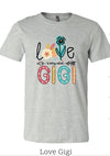 Sassy Frass Love is Being Called Gigi Canvas T-Shirt