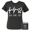 Girlie Girl Originals Lulu Mac Preppy Faith Hope Love T-Shirt