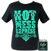 Girlie Girl Originals Lulu Mac Preppy Hot Mess Express Distressed T-Shirt