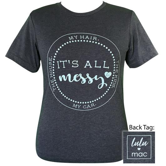 Girlie Girl Originals Lulu Mac Preppy It’s All Messy T-Shirt