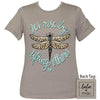 Girlie Girl Lulu Mac Preppy Lift Others Leopard Dragonflies T-Shirt