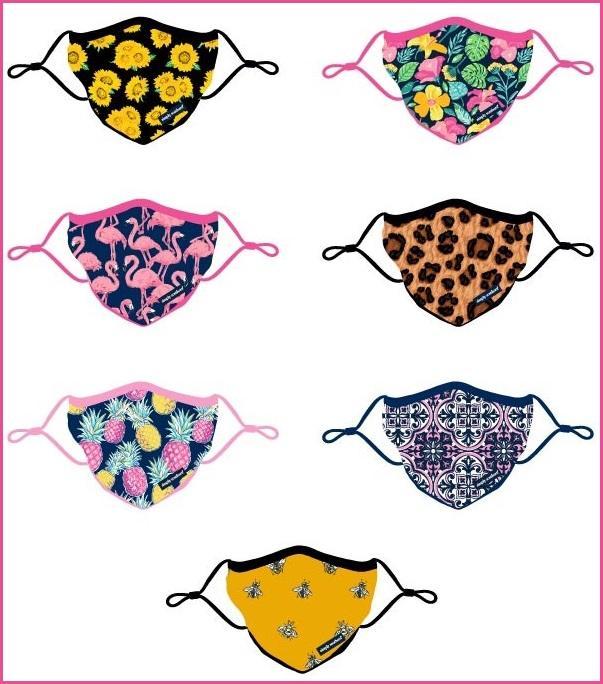 Simply Southern Preppy Light Leopard Protective Mask