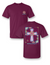 Sassy Frass Seek Peace & Pursue It Cross Christian Bright Girlie T Shirt