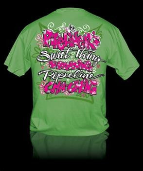 Sweet Thing Funny Pipeliner Wife Girlfriend Girly Bright T Shirt - SimplyCuteTees