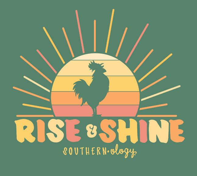 Southernology Rise and Shine Sunrise Comfort Colors T-Shirt