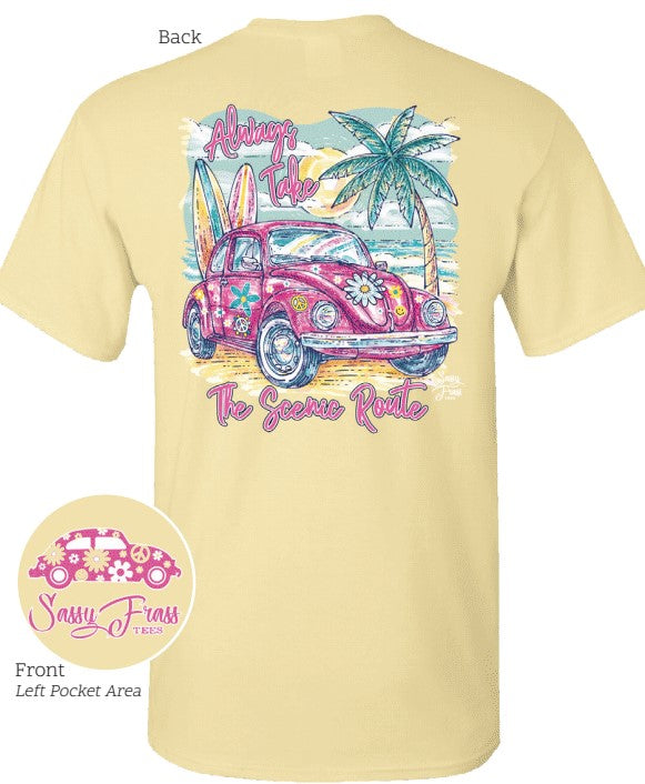 Sassy Frass Always Take The Scenic Route T-Shirt