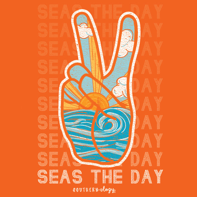 Southernology Seas the Day Peace Comfort Colors T-Shirt