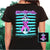 Southern Attitude Faith Hope Anchor Breast Cancer Navy T-Shirt