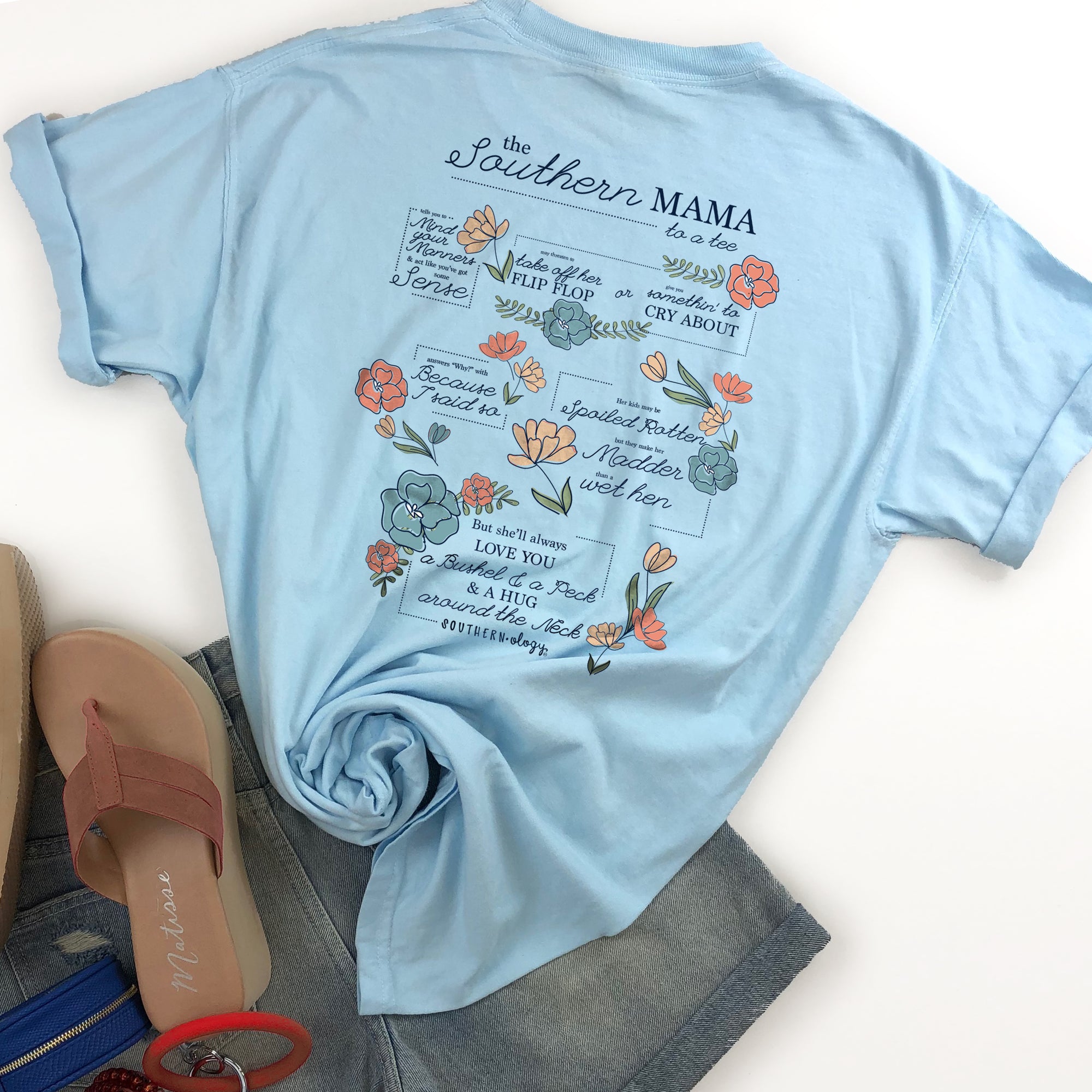 Southernology Southern Mama to a Tee Comfort Colors T-Shirt