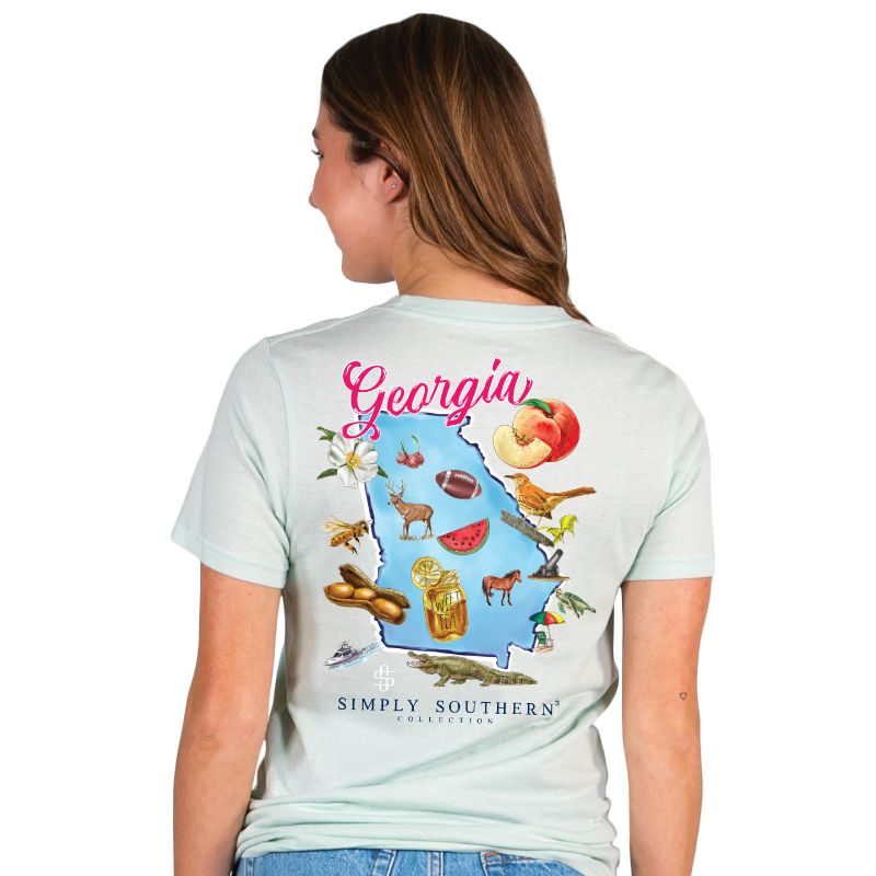 Simply Southern Preppy Georgia Breeze T-Shirt